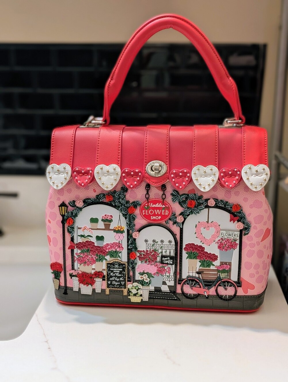 Vendula London The Flower Shop Pink Edition Grace Bag